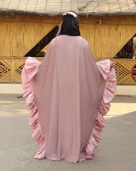 Full Frill TikTok Abaya Kaftan - Image 3
