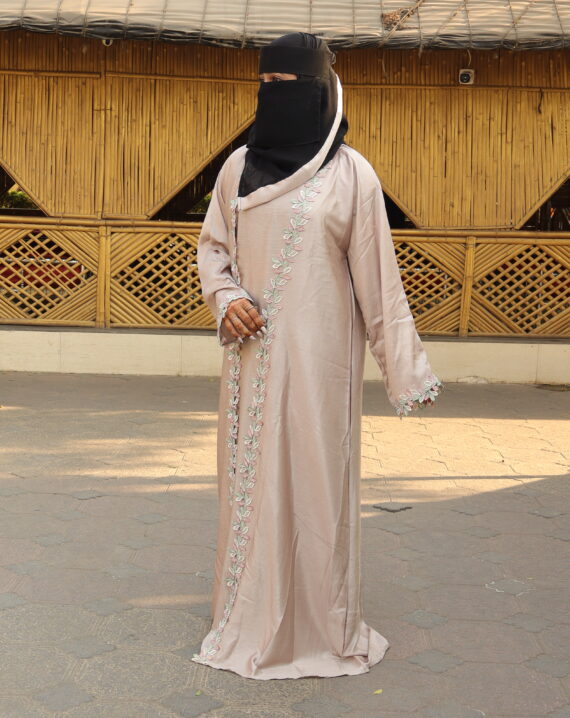 Zoom Shining Jacket Lace Abaya