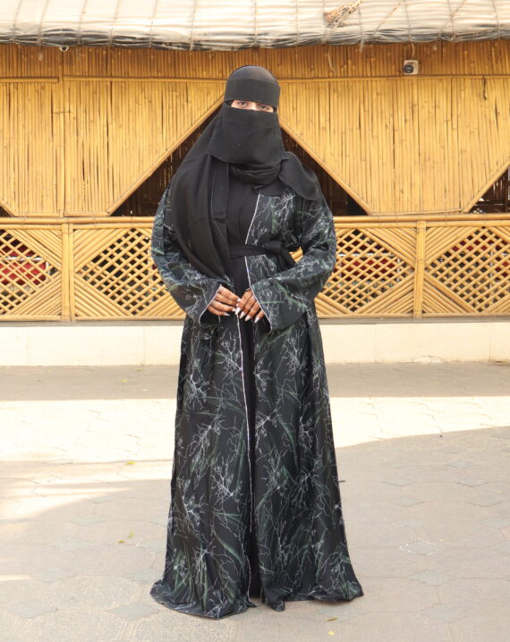 TikTok Print jacket Abaya