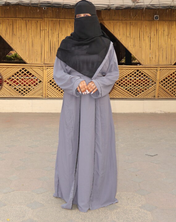 Pentax Jacket lace Abaya - Image 4